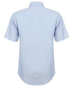 Henbury Damen-Kurzarmhemd Oxford, taillierter Schnitt, Blue Oxford XS (8), W516 – Bild 4