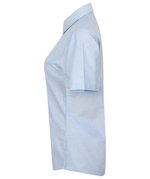 Henbury Damen-Kurzarmhemd Oxford, taillierter Schnitt, Blue Oxford XS (8), W516 – Bild 6