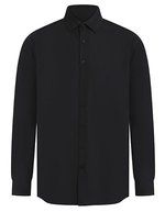 Men´s Long Sleeved ´Cotton Feel´ Coolplus® Shirt – Black