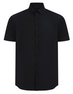 Men´s Short Sleeved ´Cotton Feel´ Coolplus® Shirt – Black