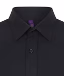 Henbury Business Shirt with UV Protection and Chest Pocket, Black S, W590 – image 7