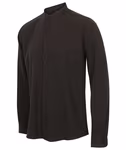 Henbury Langarm Hemd mit Mandarin-Kragen, Black XXL, W592 – Bild 6