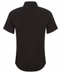 Henbury Short Sleeve Shirt with Moisture-Wicking Material, Navy L, W596 – image 4