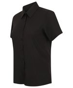 Henbury Kurzarm-Hemd mit schweißtransportierendem Material, Black XS, W596 – Bild 6