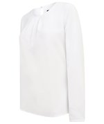 Henbury Plissee-Bluse mit Langarm und Knopfverschluss, Black XS, W598 – Bild 5