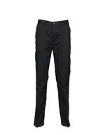 Henbury Klassische Chinohose 65/35 Polyester-Baumwolle – Black