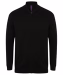 Henbury Bomber a Maglia Fine con Zip, Grey Marl XXS, W718 – immagine 3
