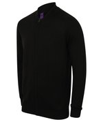 Henbury Feinstrick Bomberjacke mit Reißverschluss, Black XXS, W718 – Bild 6
