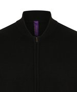 Henbury Feinstrick Bomberjacke mit Reißverschluss, Black XXS, W718 – Bild 7