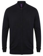 Henbury Feinstrick Bomberjacke mit Reißverschluss – Navy