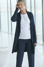 Henbury Longline Cardigan 50% Baumwolle für Damen, Black XS, W719 – Bild 1