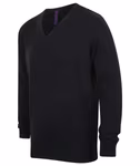 Henbury Pullover a V 12-Gauge a Maglia Fine da Uomo – immagine 6