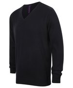 Henbury Men´s Lightweight V-Neck Jumper Purple XXS (W720), W720 – Bild 6