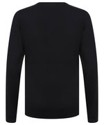 Henbury Feinstrick V-Ausschnitt Pullover 50% Baumwolle, Navy M, W721 – Bild 4