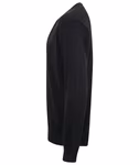 Henbury Feinstrick-Cardigan mit V-Ausschnitt, Grey Marl XS, W722 – Bild 5