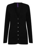 Ladies´ Lightweight V-Neck Cardigan – Black