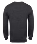 Henbury Lightweight Long Sleeve Knitted Jumper 50% Cotton, Black S, W725 – image 4