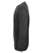 Henbury Leichter Langarm-Strickpullover 50% Baumwolle, Black S, W725 – Bild 5
