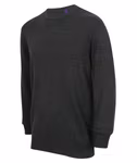 Henbury Lightweight Long Sleeve Knitted Jumper 50% Cotton, Black S, W725 – image 6