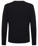 Henbury Feinstrick-V-Pullover mit Perlknöpfen, Navy S, W726 – Bild 4