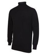 Henbury Feinstrick-Rollkragenpullover mit Rippenstruktur, Black XS, W727 – Bild 6