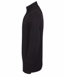 Henbury Knitted Jumper with Half Zip, Navy M, W729 – image 5