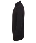 Henbury Strickpullover mit halbem Reißverschluss, Black XS, W729 – Bild 5