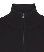 Henbury Strickpullover mit halbem Reißverschluss, Black XS, W729 – Bild 7