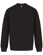 Henbury Sweatshirt aus recyceltem Material – Black