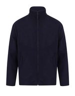 Henbury Fleecejacke aus Antipilling-Microfleece, Black S, W850 – Oxford Navy