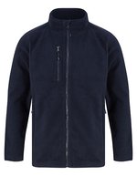 Henbury Recycelte Polyester Fleecejacke mit Taschen, Black XS, W860 – Navy