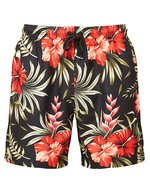 Men´s Swim Shorts – Black-Red