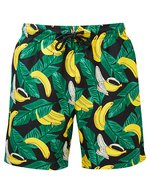 Men´s Swim Shorts – Black-Yellow