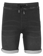 Men´s Denim Drawstring Shorts – Black