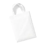 Westford Mill Baumwolltasche 19x25 cm, 2,5 L, Natural 19 x 25 cm, WM103 – Bild 5