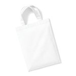 Westford Mill Baumwolltasche 19x25 cm, 2,5 L, Natural 19 x 25 cm, WM103 – Bild 5