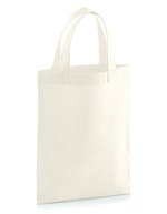 Westford Mill Baumwolltasche 19x25 cm, 2,5 L – Natural