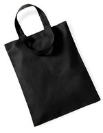 Westford Mill Baumwolltasche Mini 26x32,5 cm – Black