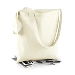Westford Mill Baumwoll-Schultertasche 8 Liter, 140 g/m², Black 34 x 40 cm, WM107 – image 3