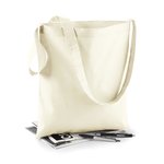 Westford Mill Baumwoll-Schultertasche 8 Liter, 140 g/m², Black 34 x 40 cm, WM107 – Bild 3