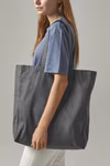 Westford Mill Cotton Canvas Shopper with Shoulder Strap, Natural 39 x 42 x 13 cm, WM108 – image 2
