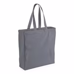 Westford Mill Cotton Canvas Shopper with Shoulder Strap, Natural 39 x 42 x 13 cm, WM108 – image 3
