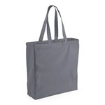 Westford Mill Baumwoll-Canvas Shopper mit Schultergurt, Natural 39 x 42 x 13 cm, WM108 – Bild 3