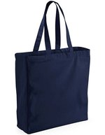 Westford Mill Baumwoll-Canvas Shopper mit Schultergurt – French Navy