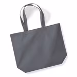 Westford Mill Baumwoll-Maxitasche 18 Liter, 140 g/m², Black 35 x 39 x 13.5 cm, WM125 – immagine 3
