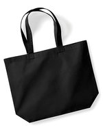 Westford Mill Baumwoll-Maxitasche 18 Liter, 140 g/m² – Black