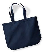 Westford Mill Baumwoll-Maxitasche 18 Liter, 140 g/m² – French Navy