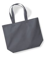 Westford Mill Baumwoll-Maxitasche 18 Liter, 140 g/m² – Graphite Grey