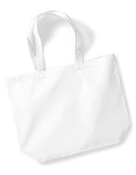 Westford Mill Baumwoll-Maxitasche 18 Liter, 140 g/m² – White