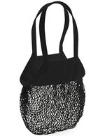 Westford Mill Bio-Baumwoll-Einkaufsnetz mit 10 Litern – Black